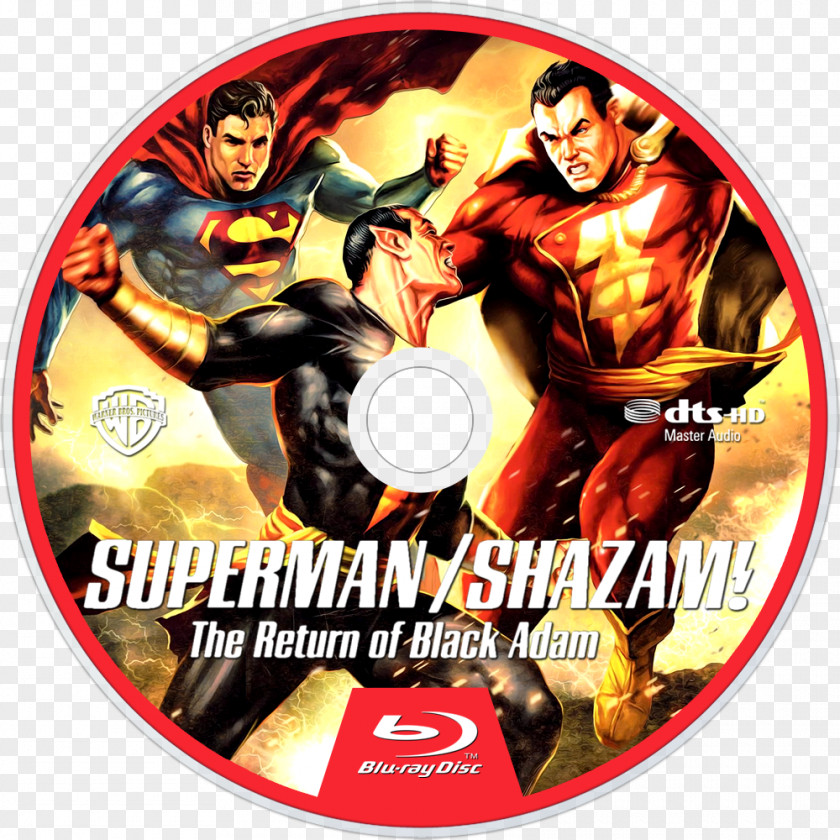 Superman Black Adam Captain Marvel DVD Television PNG