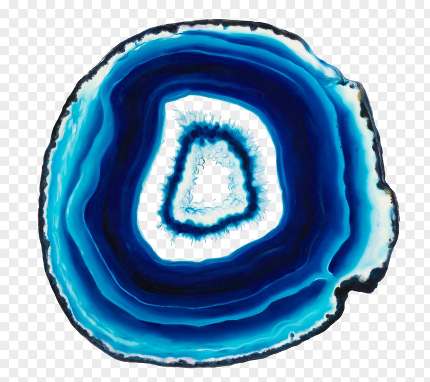 Agate Photos Blue Gemstone Geode Crystal PNG