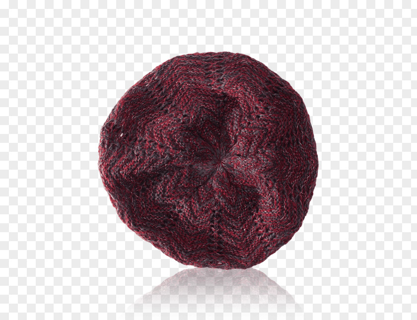 Hat Wool Maroon PNG