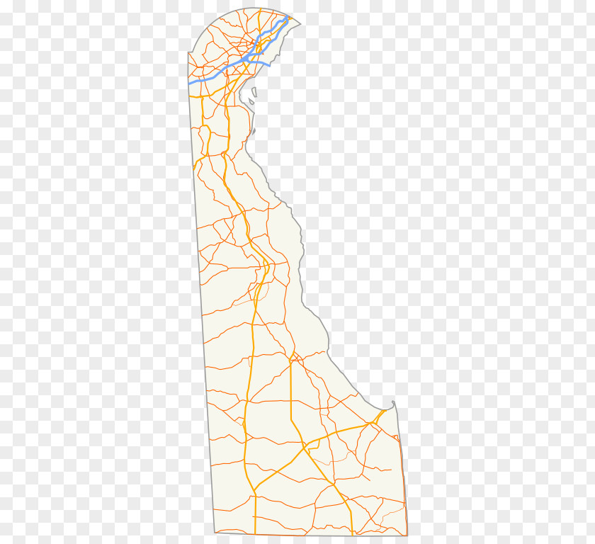 Map Delaware Route 1 State System Road PNG