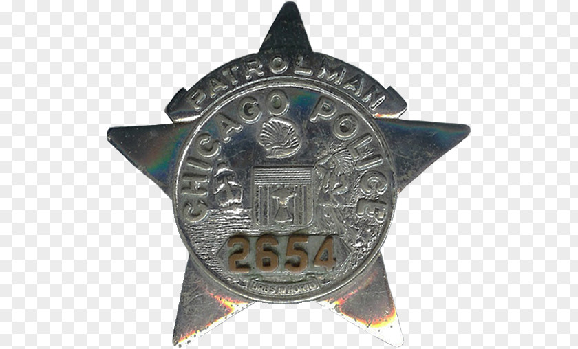 Police Badge Chicago Dept Department Officer PNG