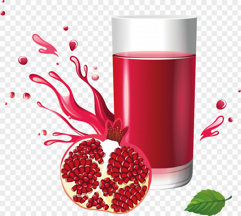 Pomegranate Orange Juice Fizzy Drinks Apple PNG