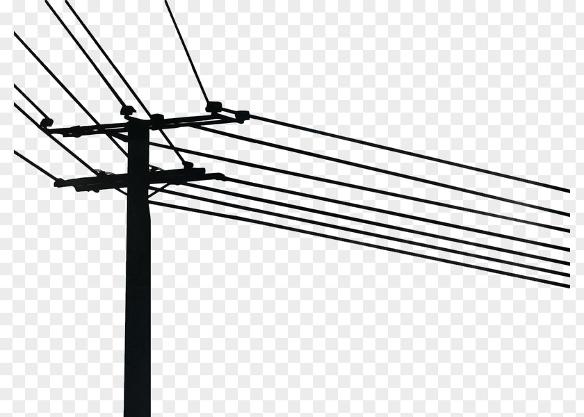 Powerline Wall Decal Utility Pole Sticker PNG