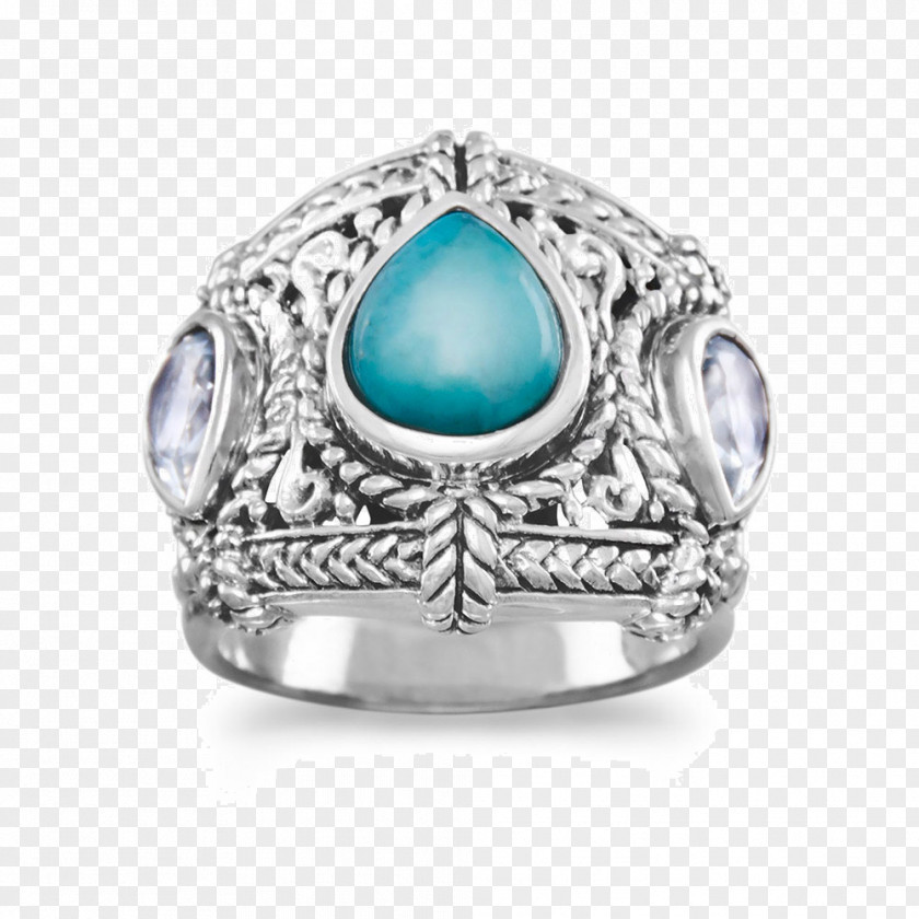 Ring Turquoise Earring Silver Topaz PNG