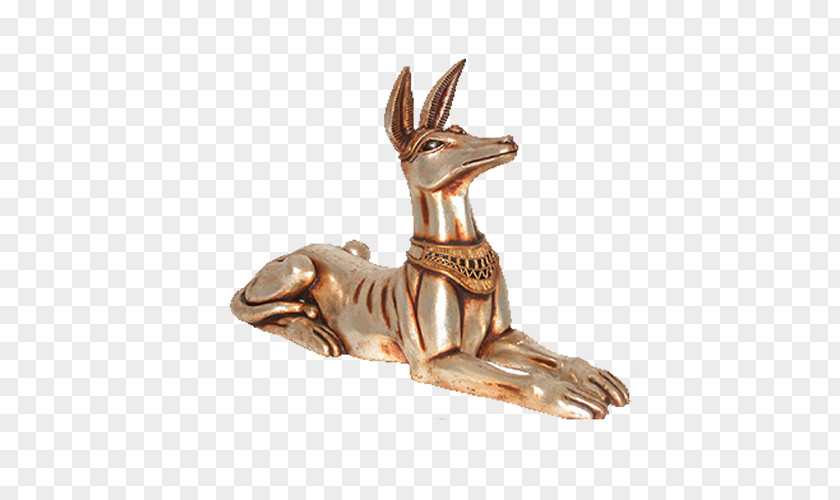 Egypt Face Animal Dog Ancient Anubis Statue PNG