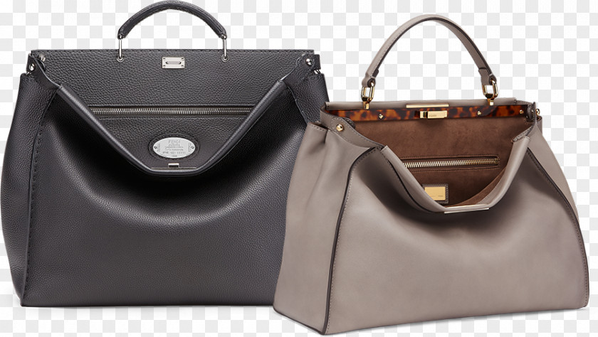 Exquisite Luxury Handbag Leather Fendi Fashion PNG