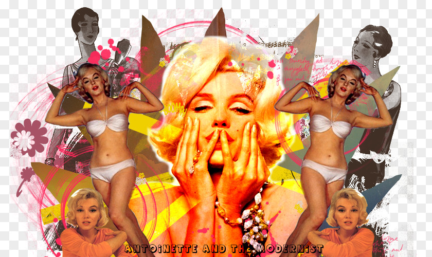 Monroe Clipart Collage Fashion Photography Graphic Design PNG
