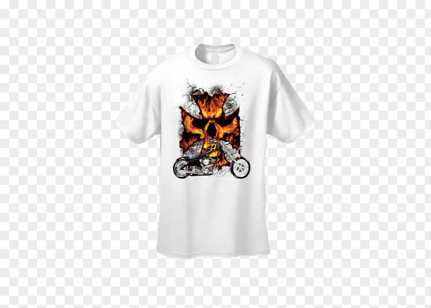 Motorcycle T Shirt T-shirt Sleeve Clothing Collar PNG