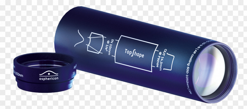 Optics Asphericon Aspheric Lens Tophat Beam Diagram PNG