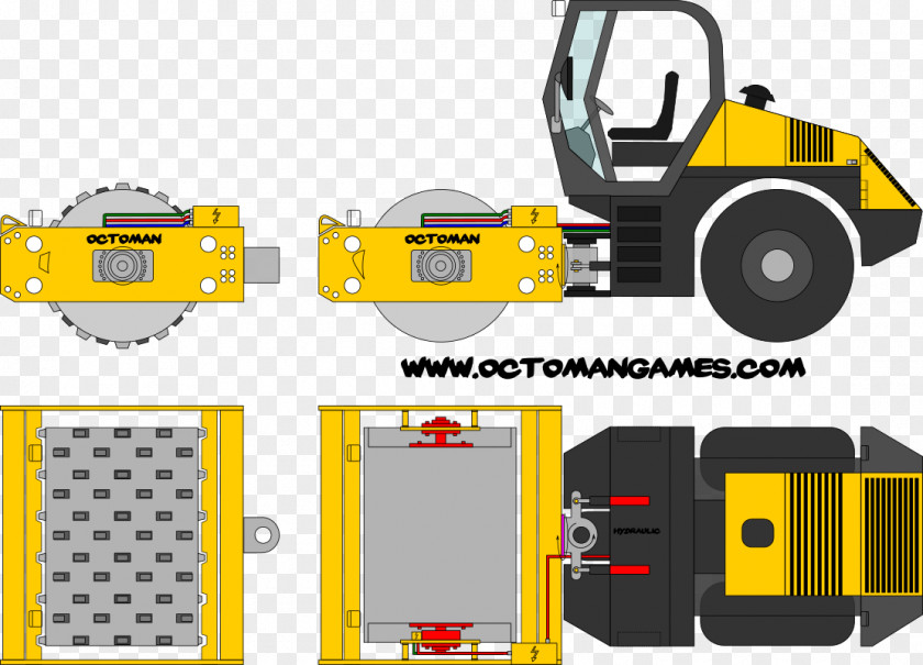 Road Roller Heavy Machinery Architectural Engineering AB Volvo PNG