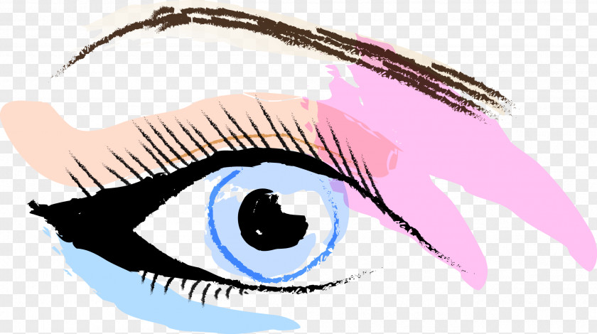 Vector Eyes Eyebrow Cosmetics Illustration PNG