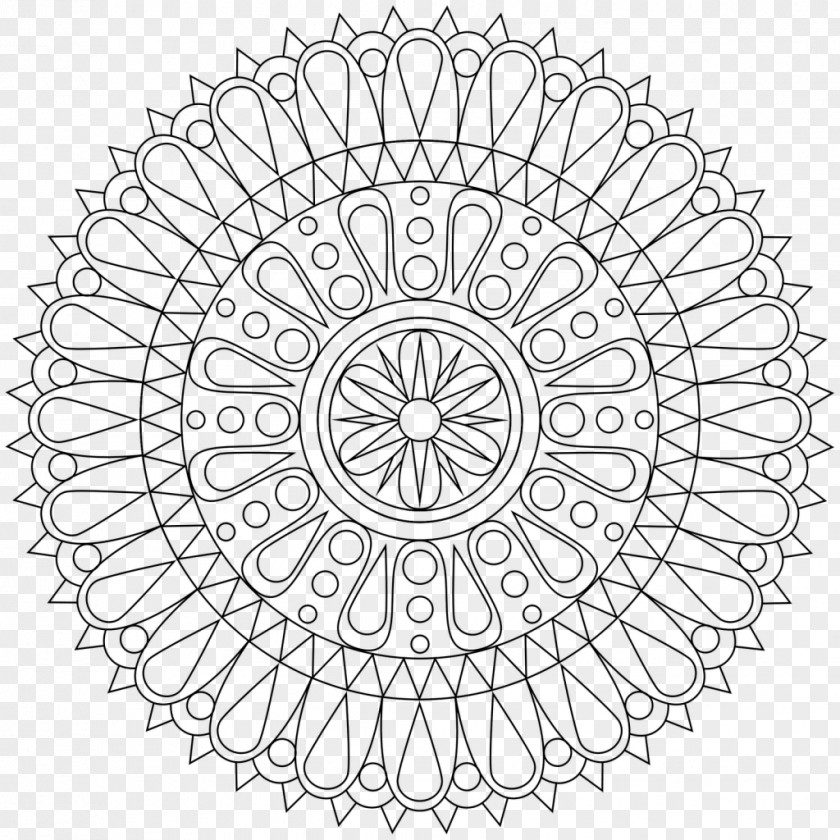 Child Mandala Coloring Book Meditation Adult PNG