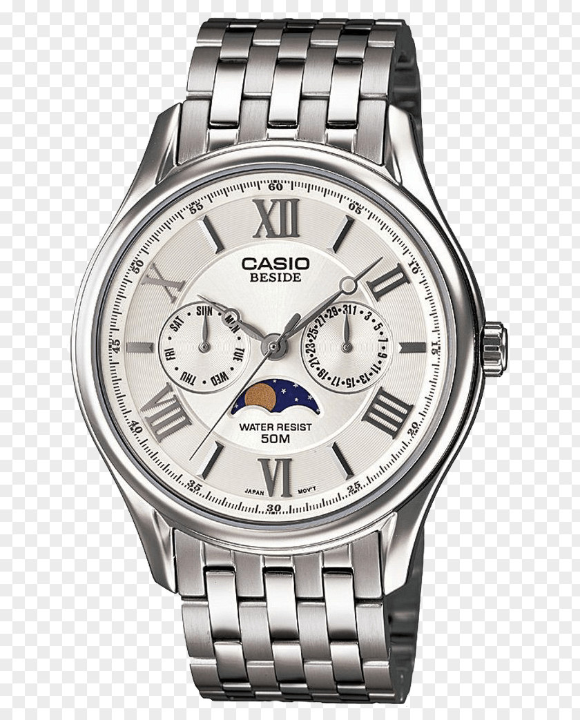 Clock Casio Watch Steel PNG