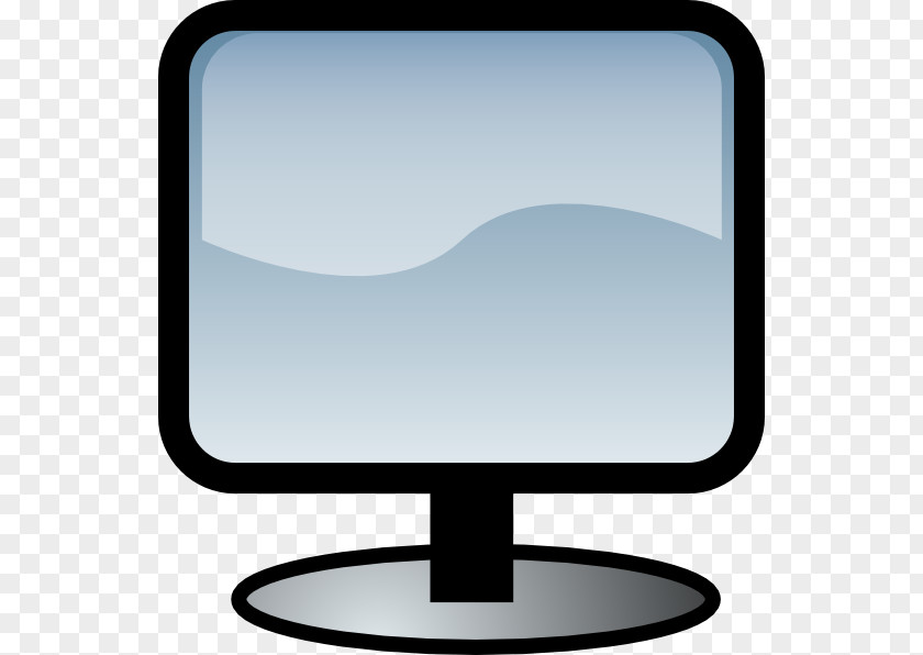 Flat Cliparts Computer Monitor Panel Display Liquid-crystal Clip Art PNG