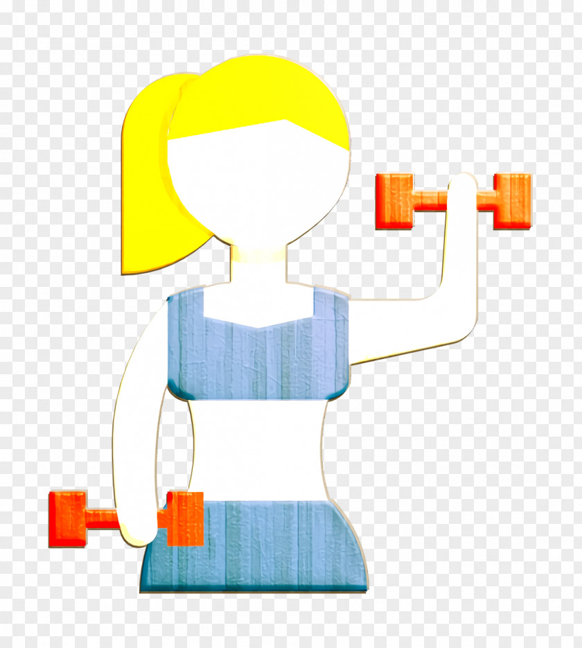 Gym Icon Woman Health PNG