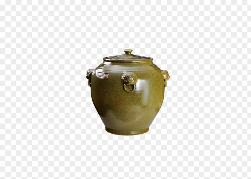Jingdezhen Ceramic Lidded Jar Migang Rice Bucket Of Tea At The End Lid Barrel PNG