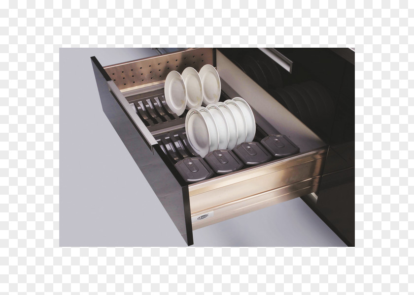 Plate Drawer Kitchen Cabinet Tray PNG