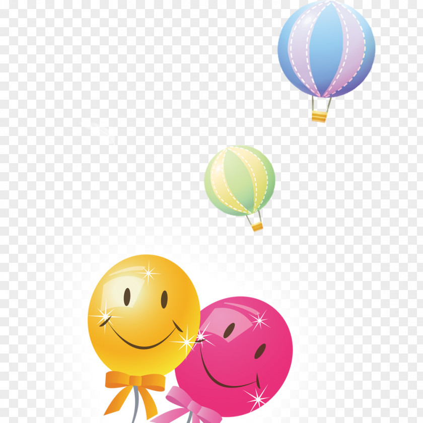 Smiley Face Balloon World Smile Day PNG