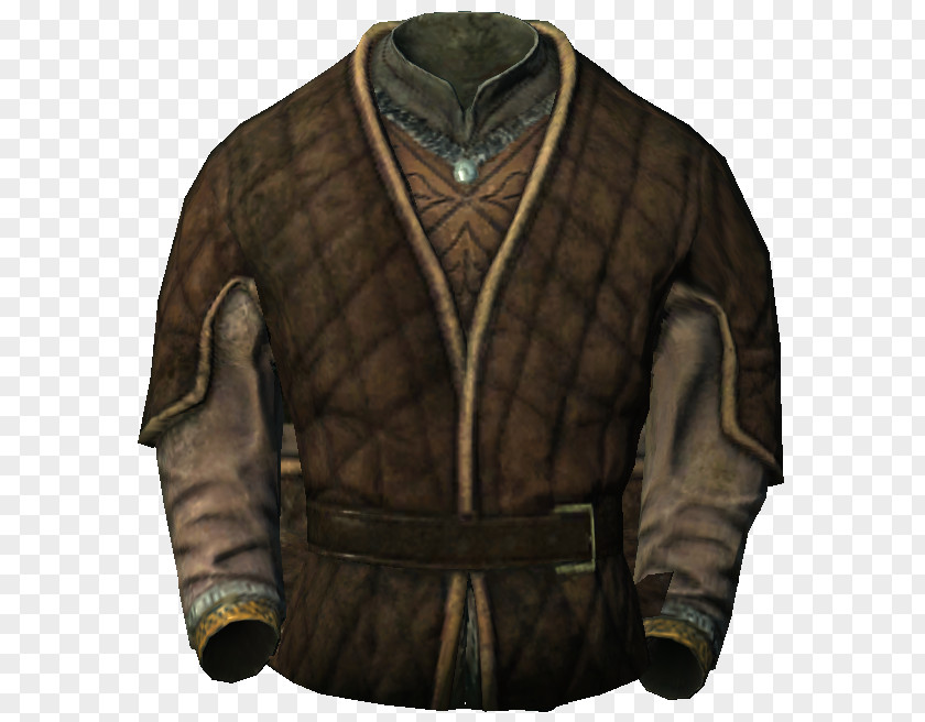 The Elder Scrolls V: Skyrim – Dragonborn Leather Jacket Clothing Wiki Outerwear PNG