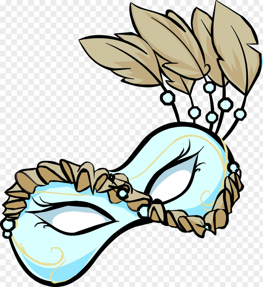 Mystery Club Penguin Island Mask Masquerade Ball Entertainment Inc PNG