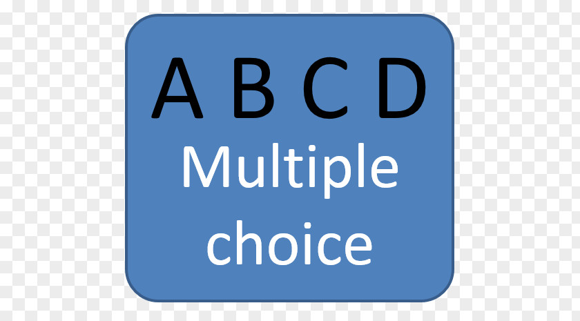 Numerous Students Multiple Choice Test Question Logo PNG