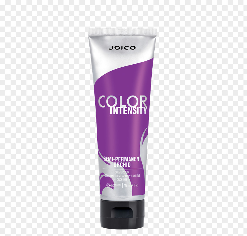 Purple Orchid Peacock Joico Color Intensity Semi-Permanent Hair 4 Oz Cream Lotion PNG