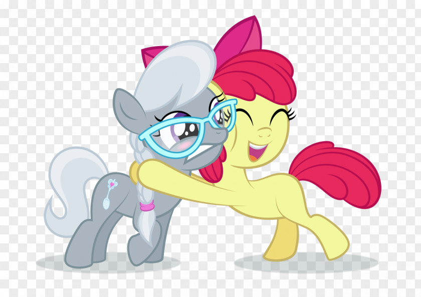 Spoon Pony Apple Bloom Rarity Silver PNG