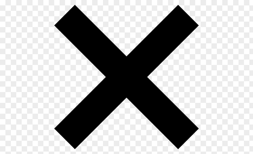Symbol Sign X Mark Check Christian Cross PNG