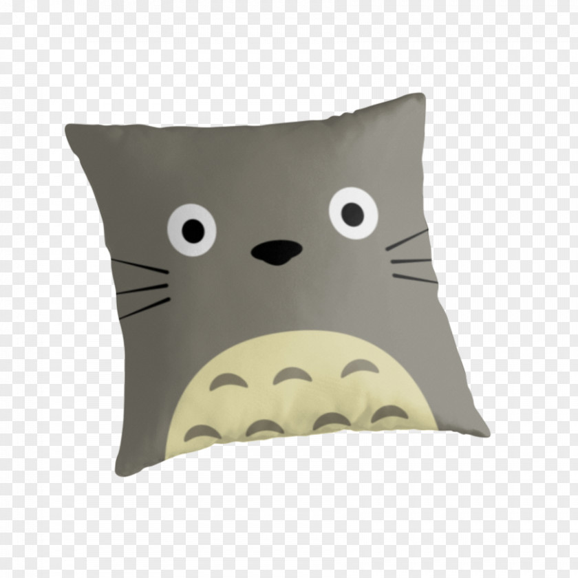 Totoro Throw Pillows Textile Cushion Linens PNG