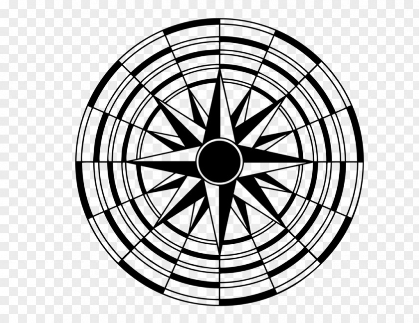 Compass Logo Alloy Wheel Brouillon Tattoo Bicycle Wheels PNG