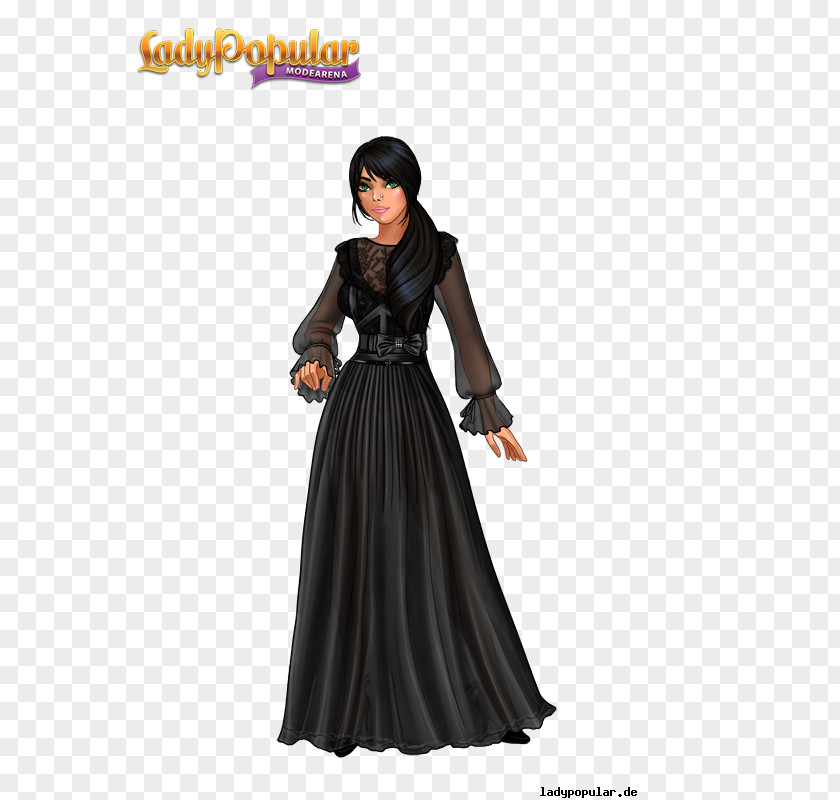 Fashion Beauty Lady Popular Model Costume Game PNG