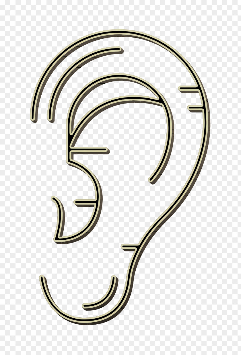 Human Ear Icon Body Parts Listen PNG