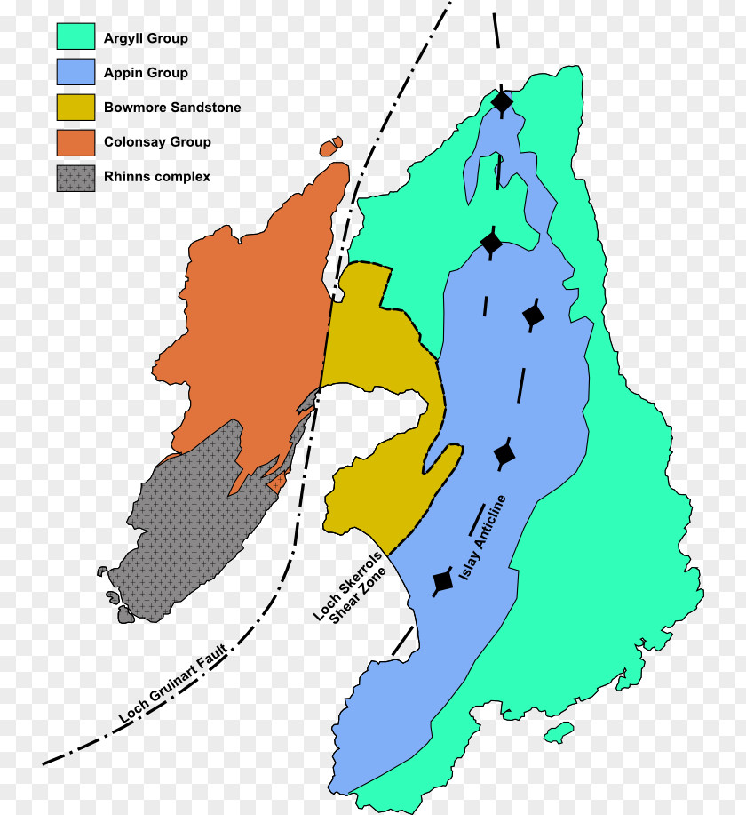 Map Rinns Of Islay Colonsay Group Rhinns Complex Geology Geologic PNG