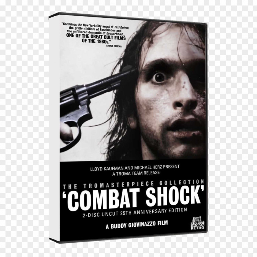 25th Anniversary Buddy Giovinazzo Combat Shock Troma Entertainment DVD Film PNG