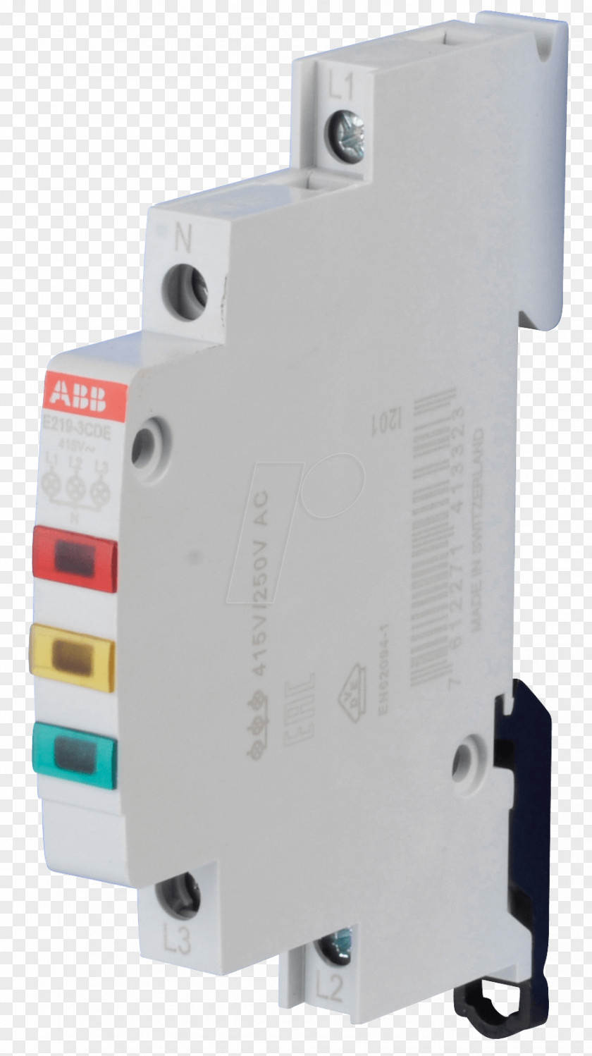 ABB Indicator Light For Distribution Board E219-3 Group Electrical Switches DIN Rail PNG