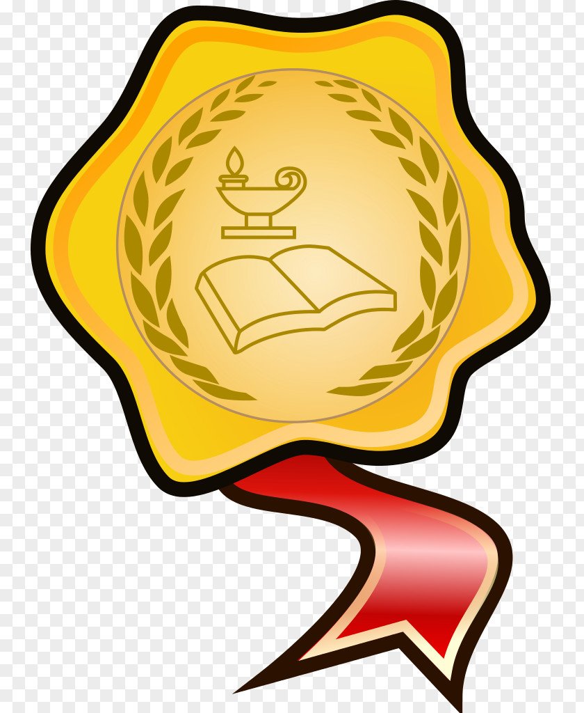 Creative Gold Medal Clip Art PNG