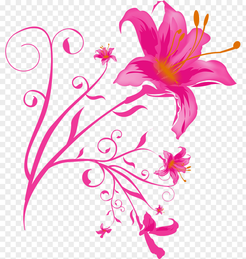 Pink Larkspur Flower Floral Design Cut Flowers PNG