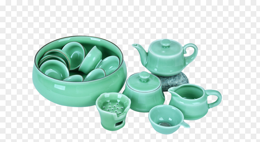 Celadon Tea Products In Kind Ceramic PNG