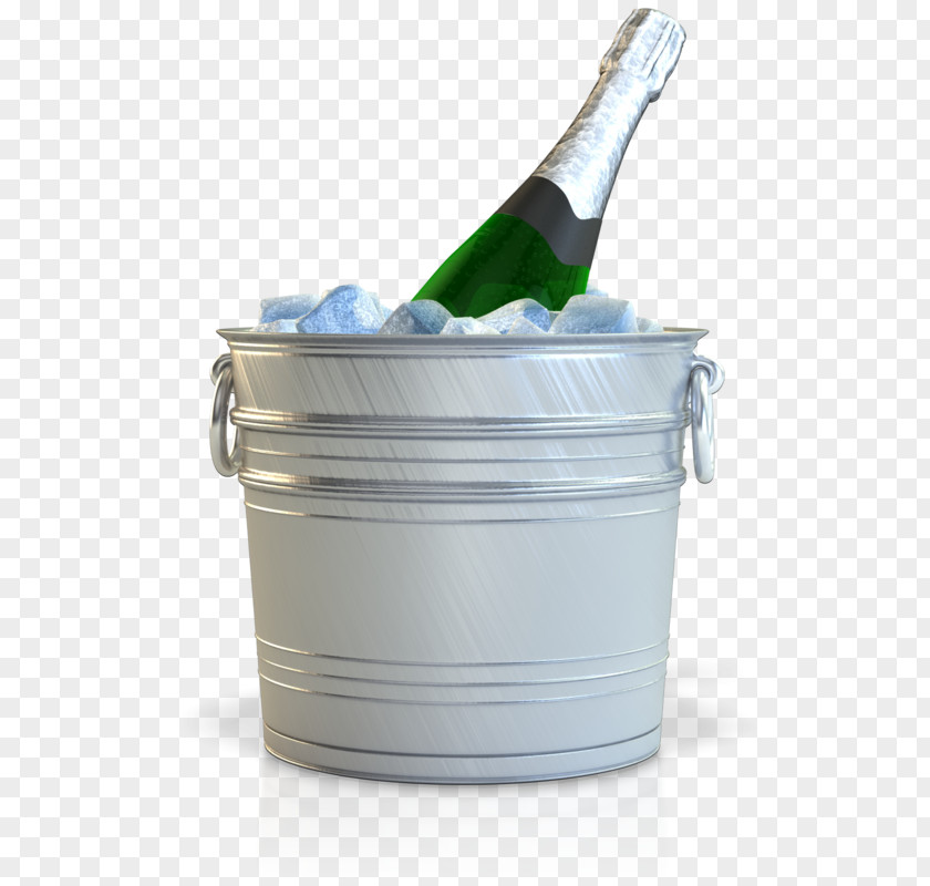 Champagne Bucket Beer Bottle Party Drink PNG