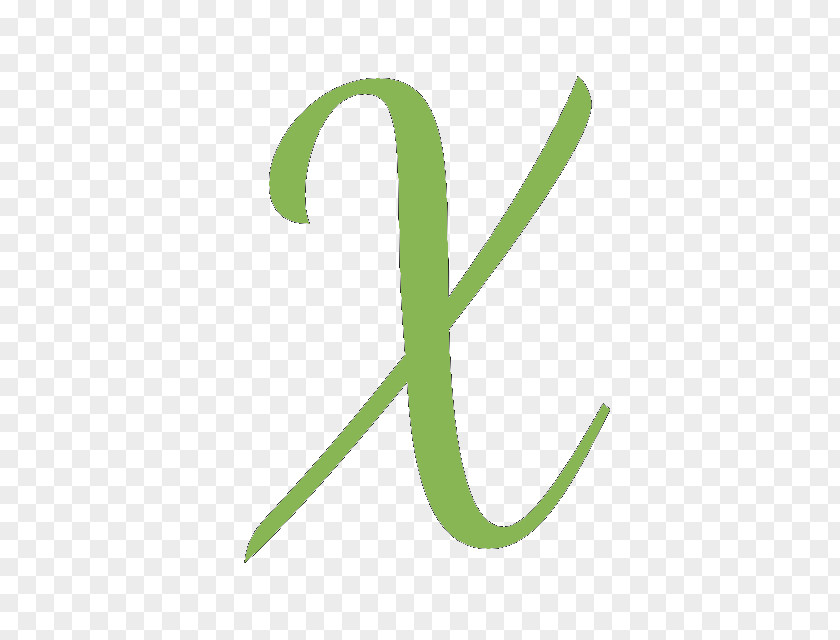 Cursive Letter Case Alphabet X PNG