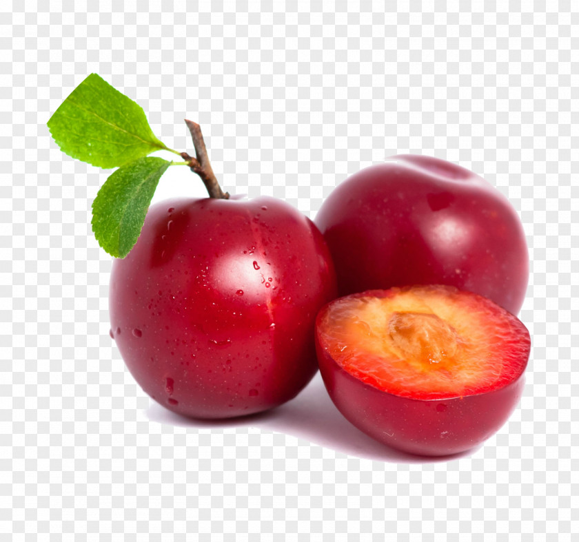 Plum Common Fruit Red Food Nectarine PNG