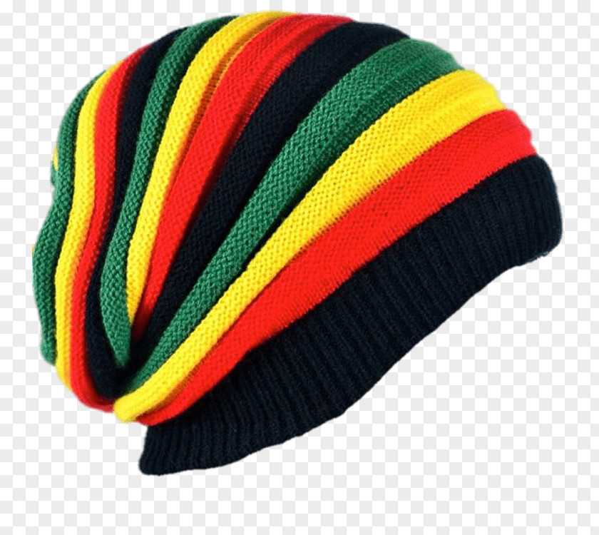 Reggae Hat Jamaica Rastacap Beanie PNG