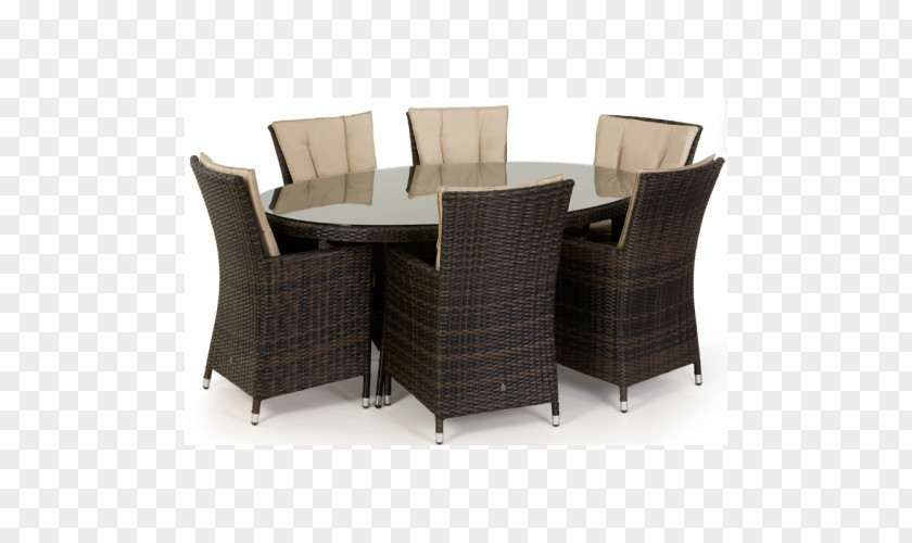 Table Chair Garden Furniture Wicker PNG