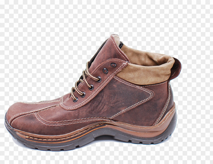 Boot Leather Hiking Shoe PNG