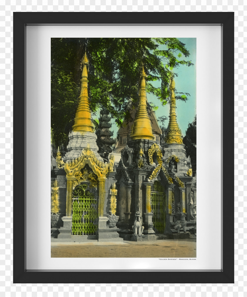 Painting Fine Art Printmaking Shwedagon Pagoda PNG