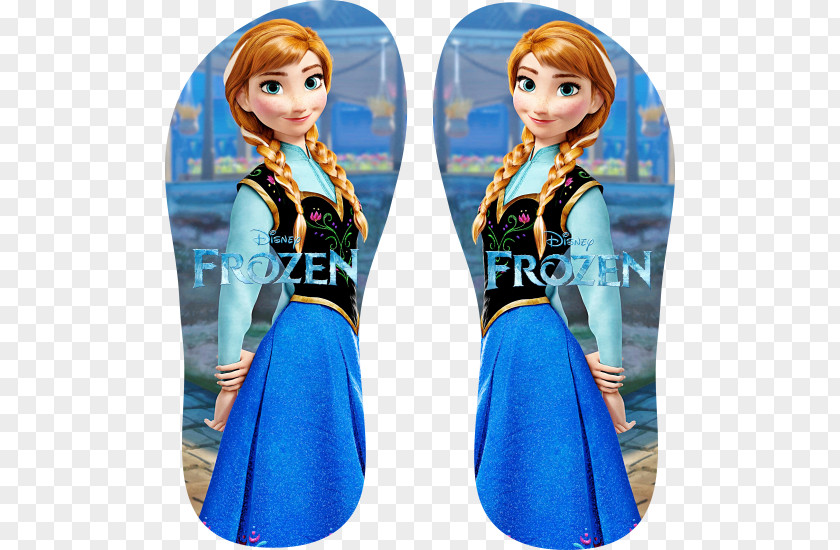 Slim Anna Elsa Flip-flops Frozen Sandal PNG