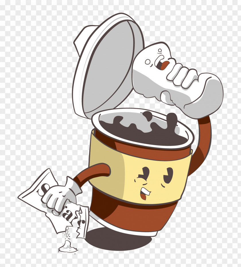 Cartoon Coffee Shop Backdrop Clip Art Illustration Vector Graphics Image Drawing PNG