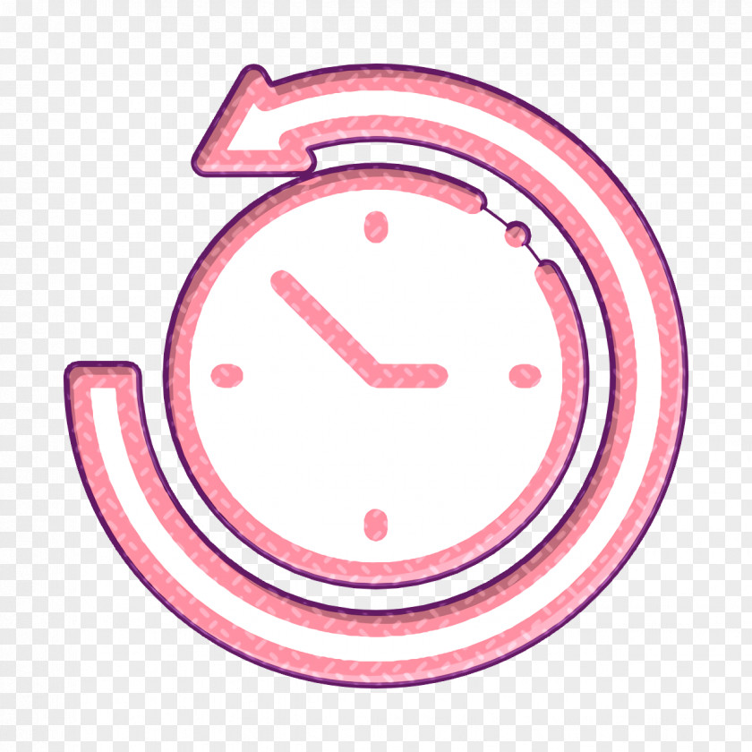 Clock Icon Return To The Past History PNG