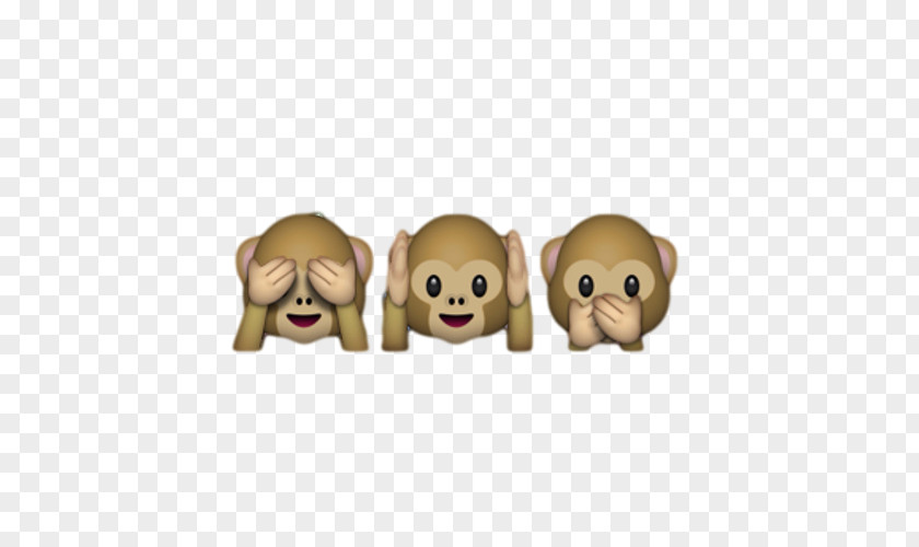 Emoji Three Wise Monkeys Sticker Royalty-free PNG