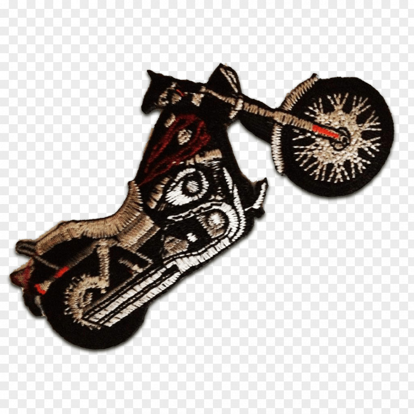 Motorcycle Embroidered Patch Embroidery Iron-on Appliqué Biker PNG